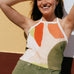 Liv Printed Jersey Top - Näz - Sustainable Fashion Made in Portugal