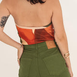 Liv Printed Jersey Top - Näz - Sustainable Fashion Made in Portugal