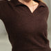 Lotte Brown Alpaca Polo - Näz-Sustainable Fashion Made in Portugal