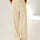 Mara Beige Frilled Trousers - Näz - Sustainable Fashion Made in Portugal