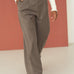 Mara Beige Wool Trousers - Näz - Sustainable Fashion Made in Portugal