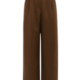 Mara Brown Tencel Trousers - Näz - Sustainable Fashion Made in Portugal