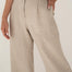 Mara Natural Linen Trousers - Näz - Sustainable Fashion Made in Portugal
