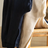 Mara Navy Tencel Trousers - Näz - Sustainable Fashion Made in Portugal