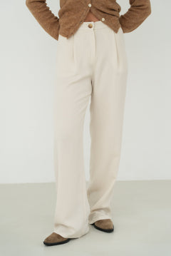 Mara Pearl Tencel Trousers - Näz-Sustainable Fashion Made in Portugal