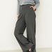 Mara Wool Trousers Grey - Näz-Sustainable Fashion Made in Portugal