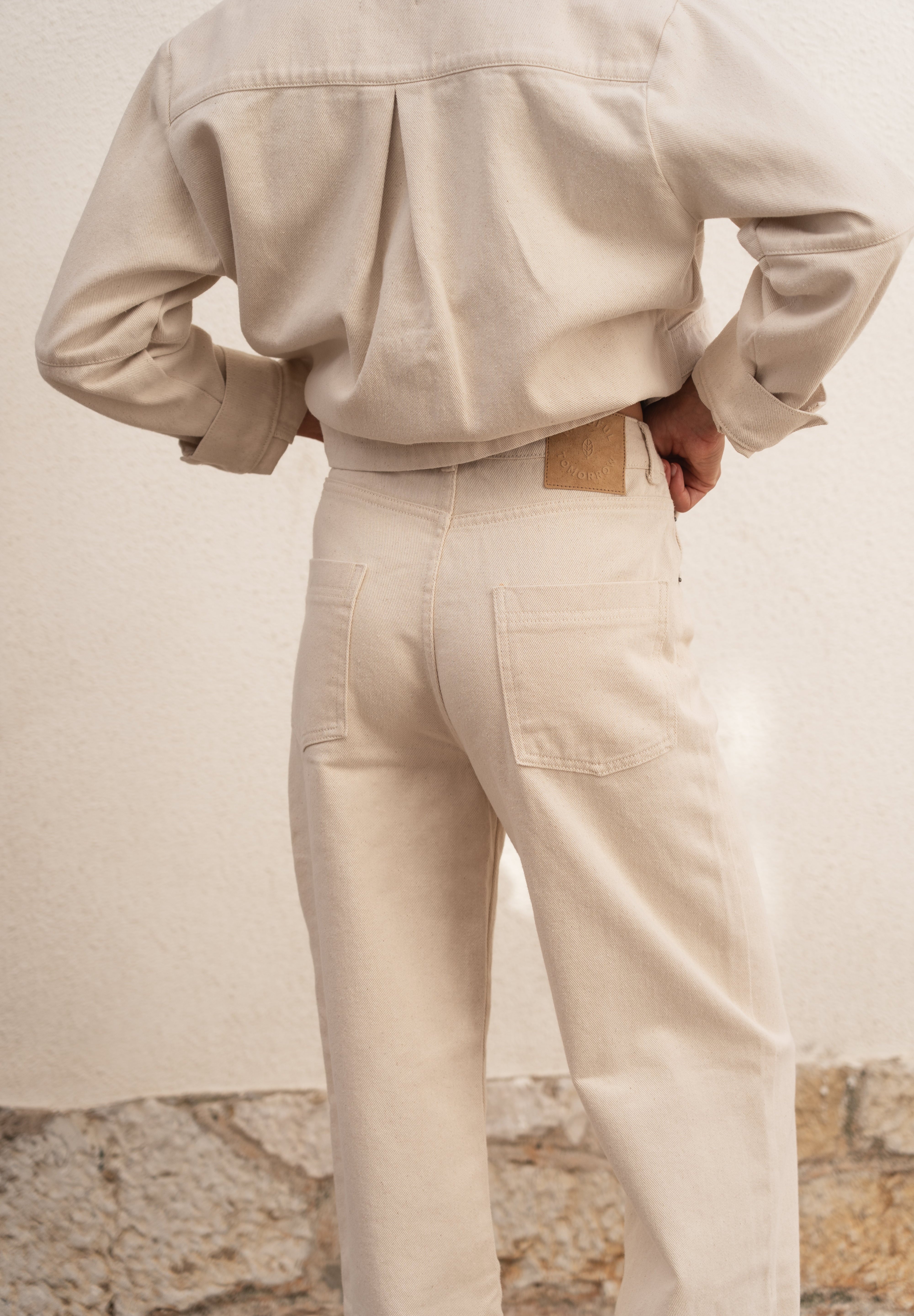 Marie White Cotton Jacket - Näz - Sustainable Fashion Made in Portugal