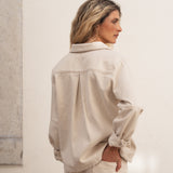 Marie White Cotton Jacket - Näz - Sustainable Fashion Made in Portugal
