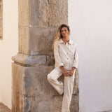 Marie White Cotton Jacket - Näz - Sustainable Fashion Made in Portugal