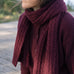 Mila Bordeaux Alpaca Scarf - Näz-Sustainable Fashion Made in Portugal