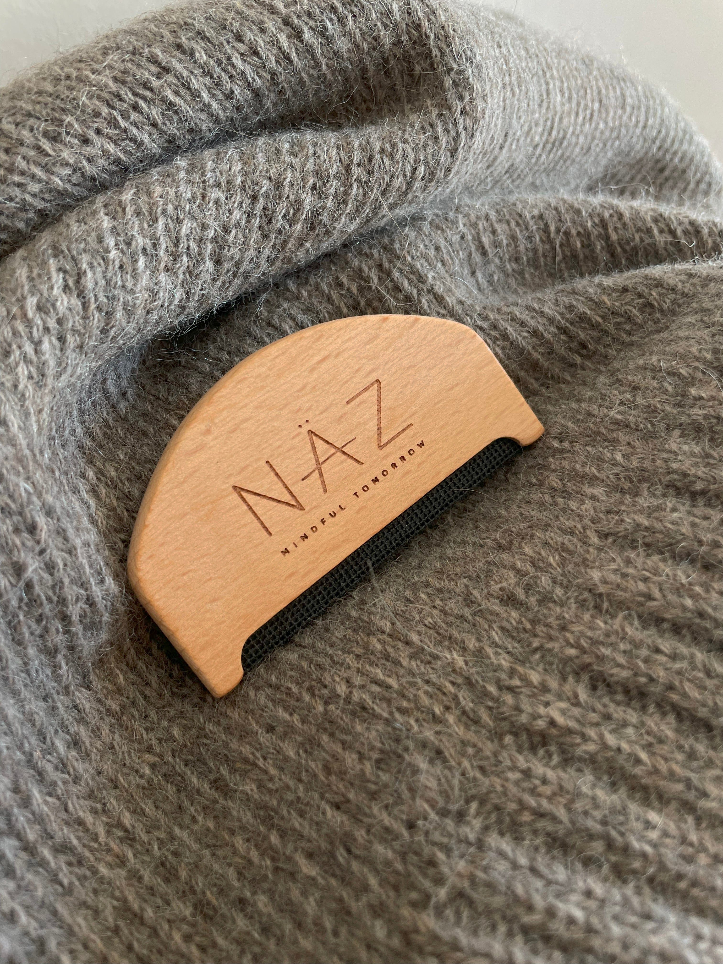 NAZ Comb to remove Wool Piling. Made with 100% Wood.