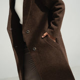 Noah Brown Wool Overcoat - Näz - Sustainable Fashion Made in Portugal