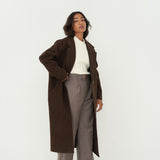 Noah Brown Wool Overcoat - Näz - Sustainable Fashion Made in Portugal