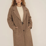 Noah Camel Wool Overcoat - Näz - Sustainable Fashion Made in Portugal