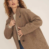 Noah Camel Wool Overcoat - Näz - Sustainable Fashion Made in Portugal