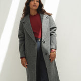 Noah Grey Wool Overcoat - Näz - Sustainable Fashion Made in Portugal