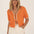 Olivia Orange Tie Front Top - Näz - Sustainable Fashion Made in Portugal