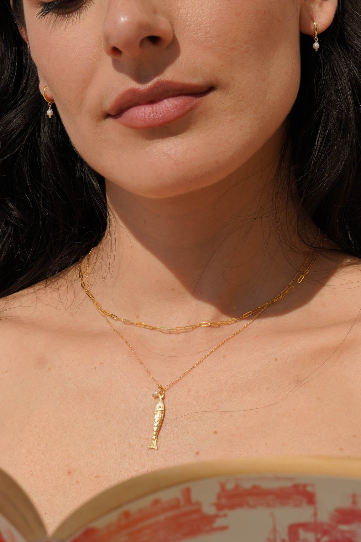Pearl Hoops - Näz - Sustainable Fashion Made in Portugal