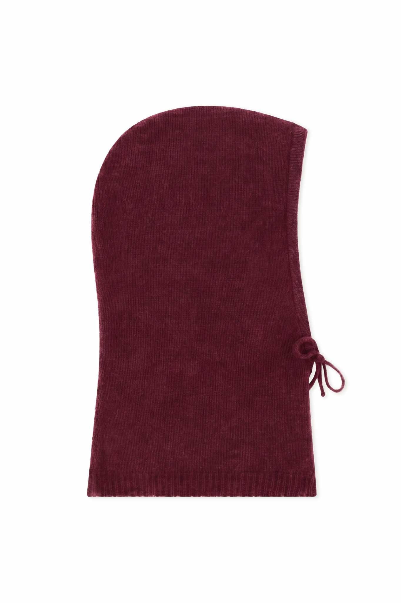 Rose Bordeaux Balaclava - Näz-Sustainable Fashion Made in Portugal
