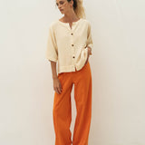Sari Beige Tencel Top - Näz - Sustainable Fashion Made in Portugal
