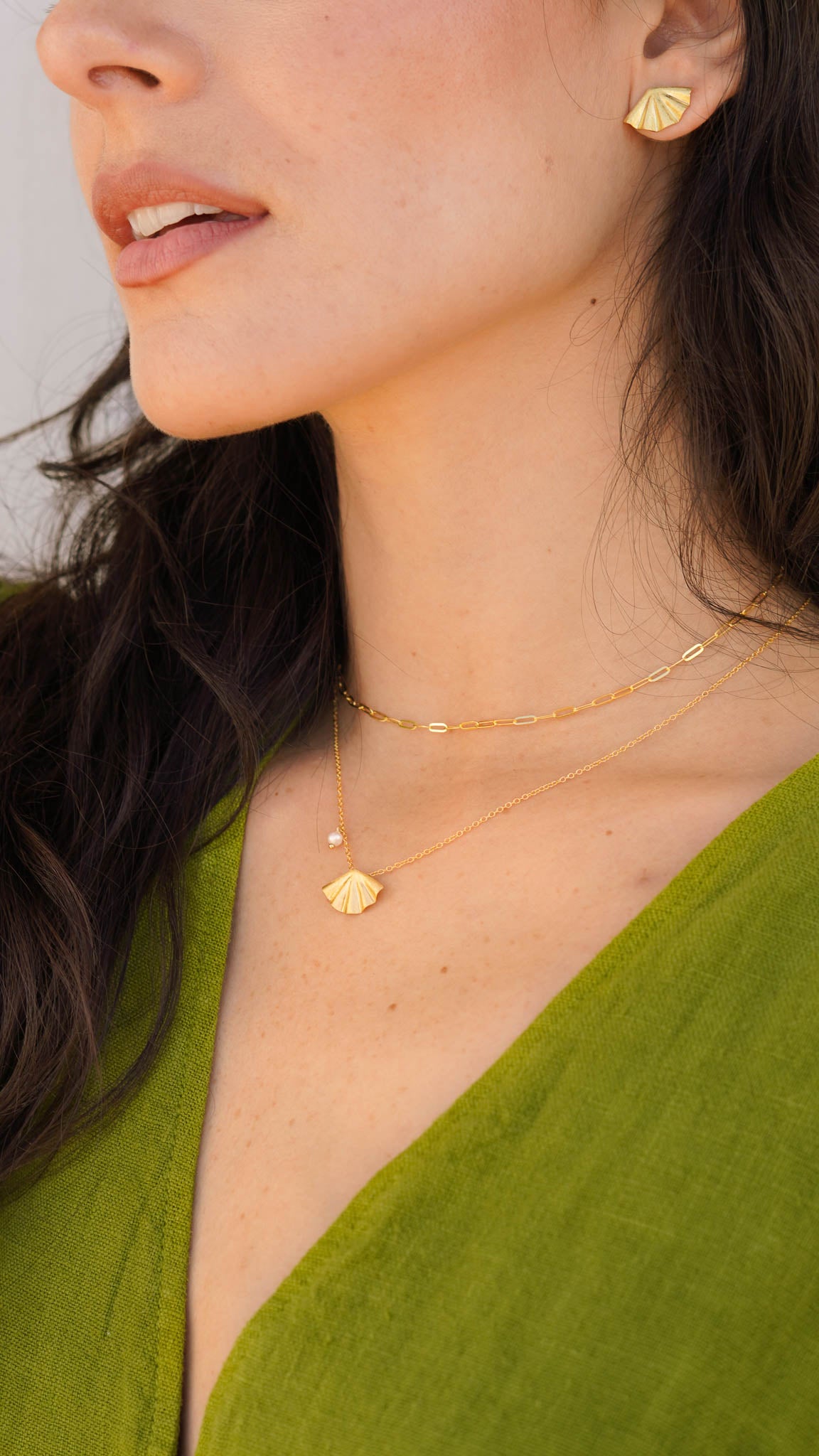 Shell Earrings - Näz - Sustainable Fashion Made in Portugal