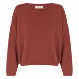 Sofie Blush Cotton Sweater - Näz - Sustainable Fashion Made in Portugal
