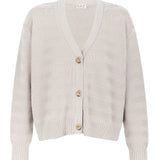 Sophia Cotton Grey Cardigan - Näz - Sustainable Fashion Made in Portugal