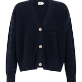 Sophia Cotton Navy Cardigan - Näz - Sustainable Fashion Made in Portugal