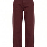 Thea Jeans Eggplant - Näz-Sustainable Fashion Made in Portugal