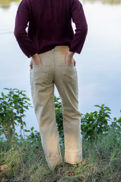 Thea Jeans Sand - Näz-Sustainable Fashion Made in Portugal