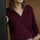 Vicky Bordeaux Alpaca Cardigan - Näz-Sustainable Fashion Made in Portugal
