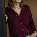 Vicky Bordeaux Alpaca Cardigan - Näz-Sustainable Fashion Made in Portugal