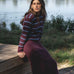 Victoria Eggplant Knit Dress - Näz-Sustainable Fashion Made in Portugal