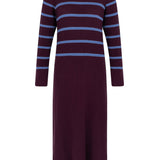 Victoria Eggplant Knit Dress - Näz-Sustainable Fashion Made in Portugal